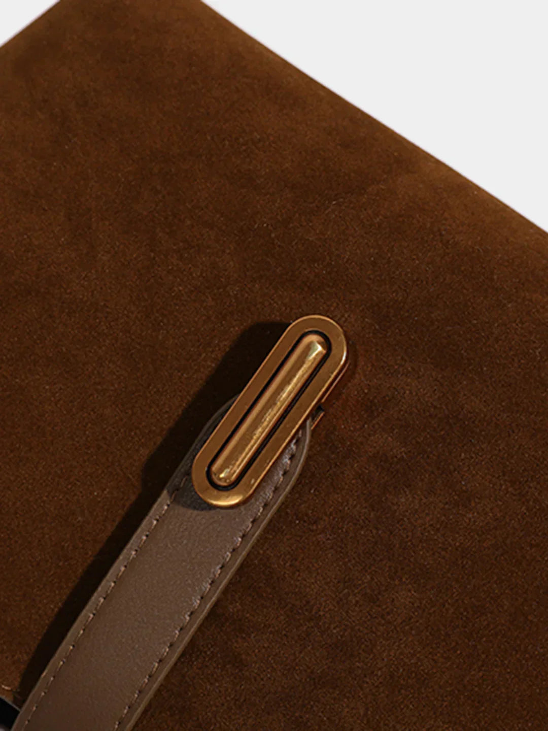 Borsa Tote Maestria in Finta Suede | Design Strutturato con Manico Superiore