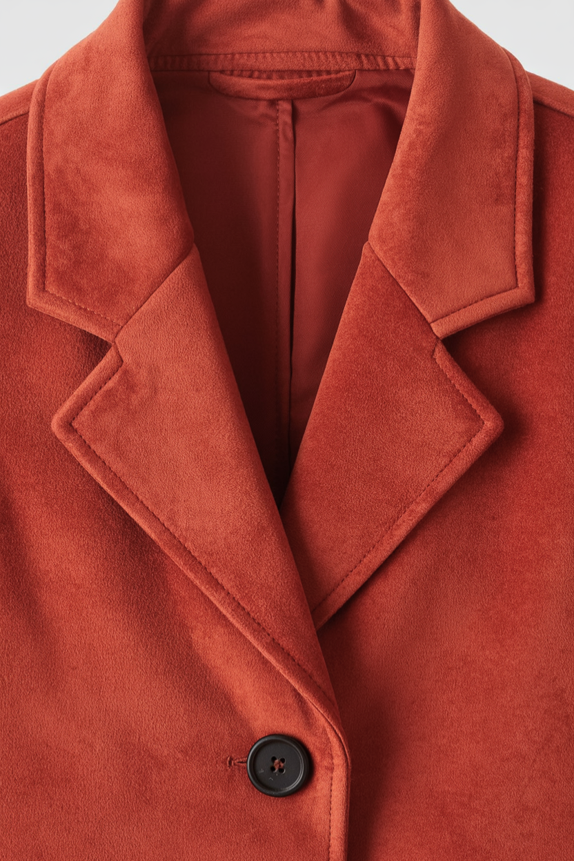 Cappotto Lungo | Finitura Suedette | Taglio Largo