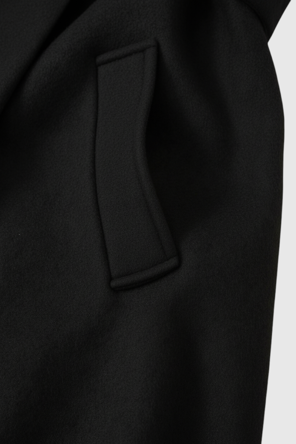 Cappotto Lungo con Cintura | Collo Largo | Doppio Petto | Fit Regolare
