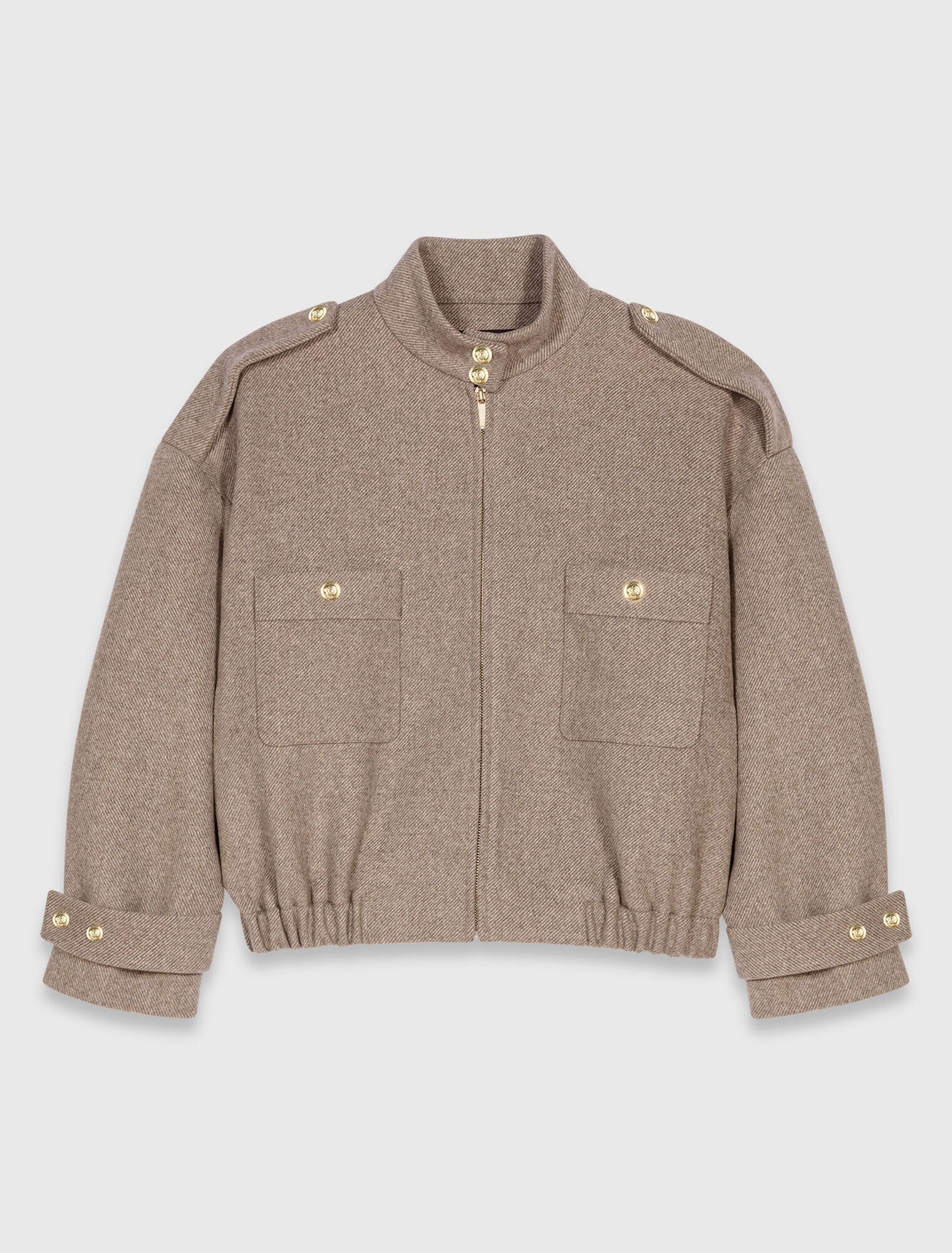 Giacca Corta in Misto Lana | Stile Urbano Strutturato