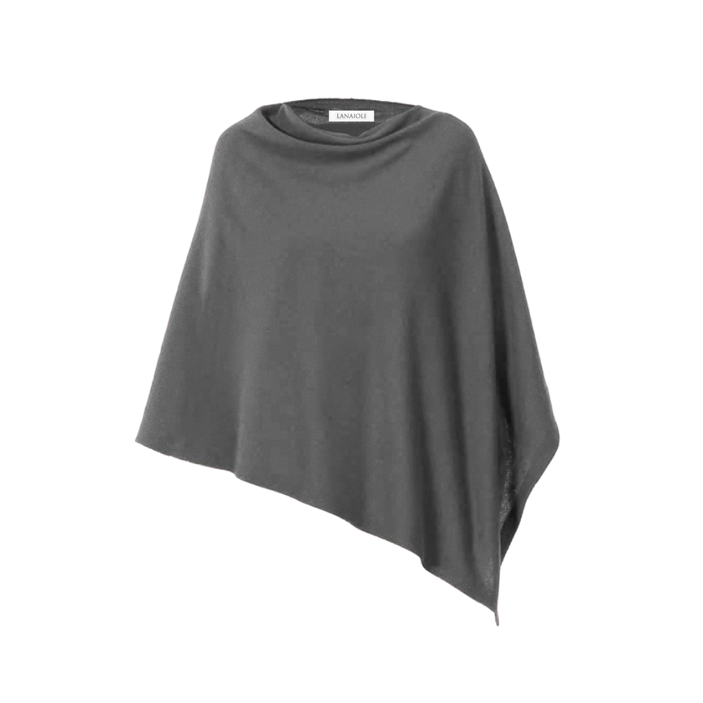 Poncho Asimmetrico | Maglia Morbida