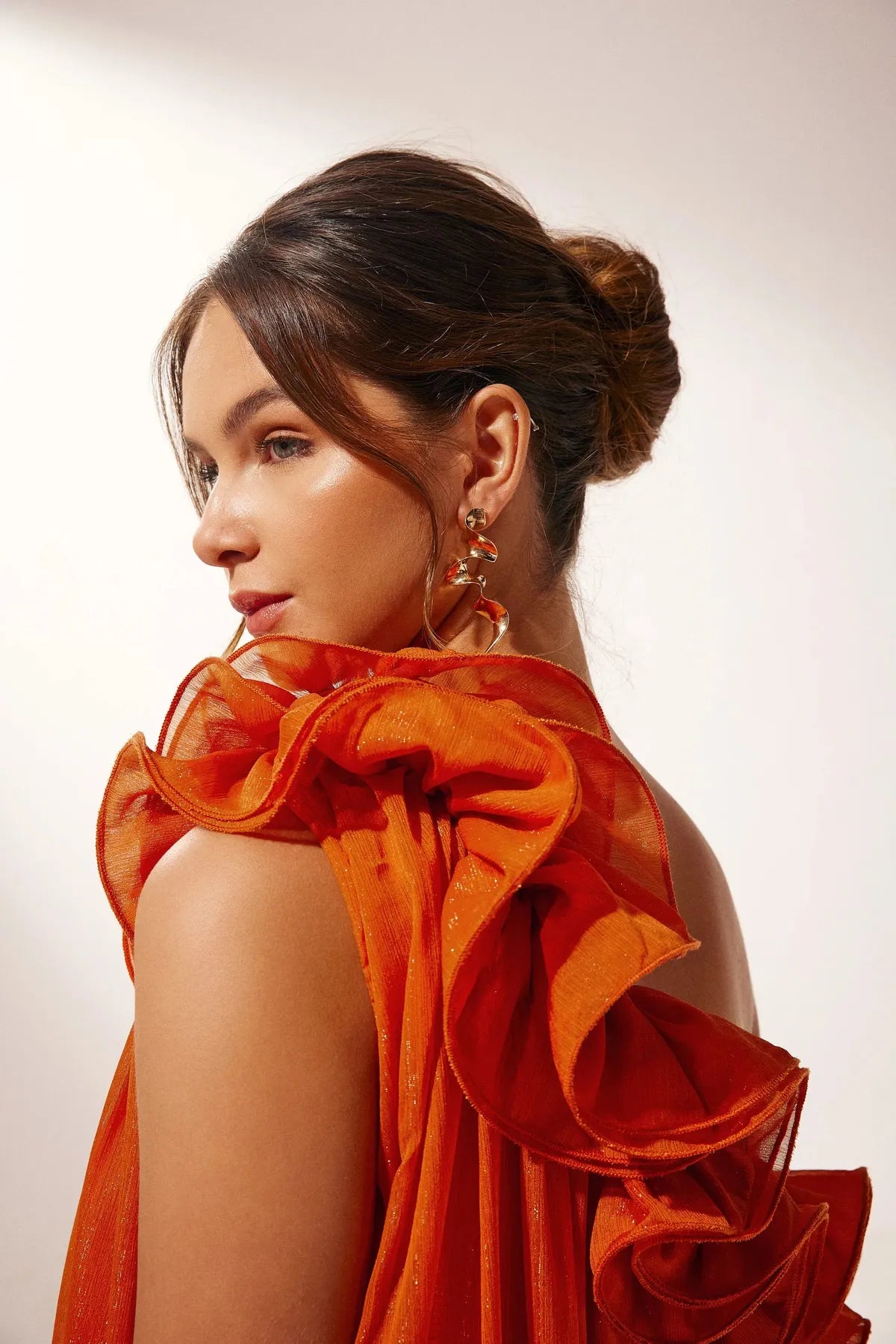 Abito Maxi Floreale One-Shoulder | Silhouette Drappeggiata | Sera