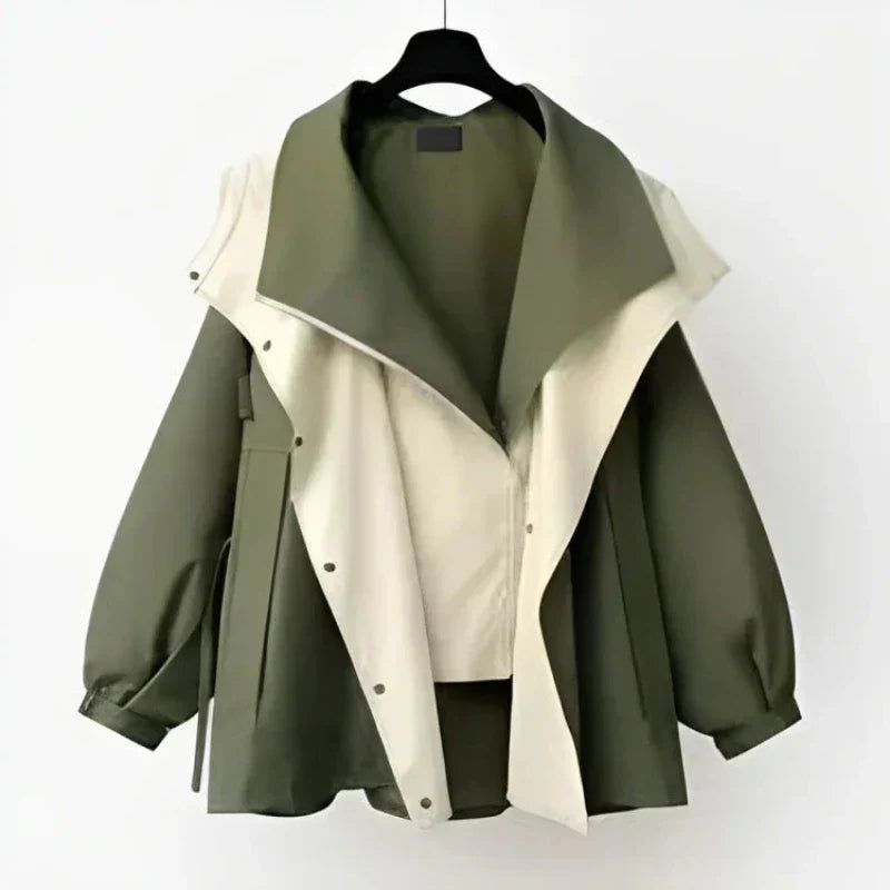 Giacca Oversized Due Toni | Design Moderno | Leggera