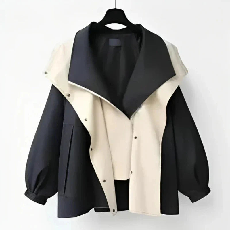 Giacca Oversized Due Toni | Design Moderno | Leggera