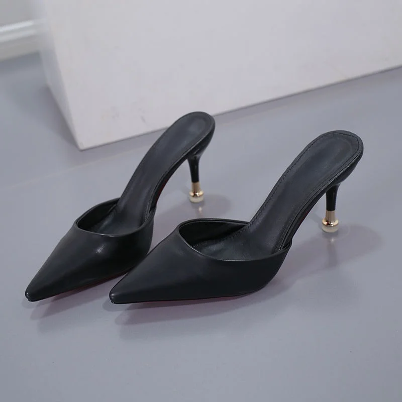 Mule Heel Punta Sottile | Slip-On Stiletto