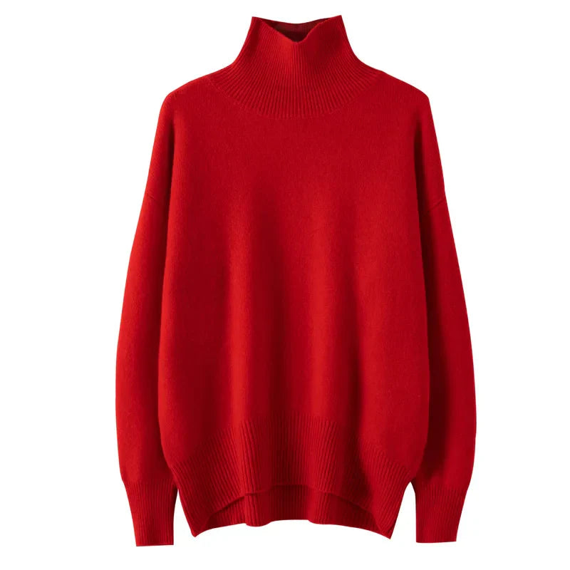 Maglione Collo Alto in Cashmere | Fit Sportivo | Collezione Essenza