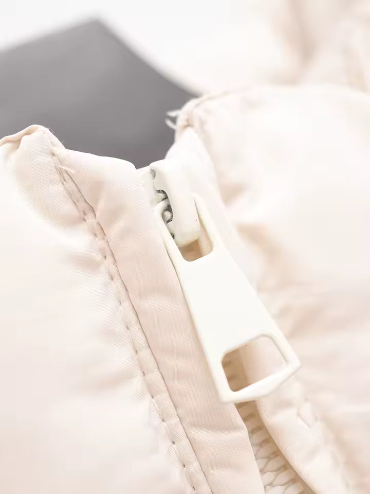 Giacca Corta Padded | Design con Cappuccio | Leggera per l'Inverno