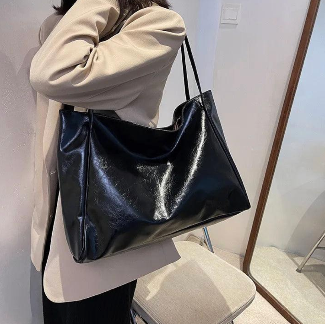 Borsa Tote Ampia Altrove | Pelle PU Morbida