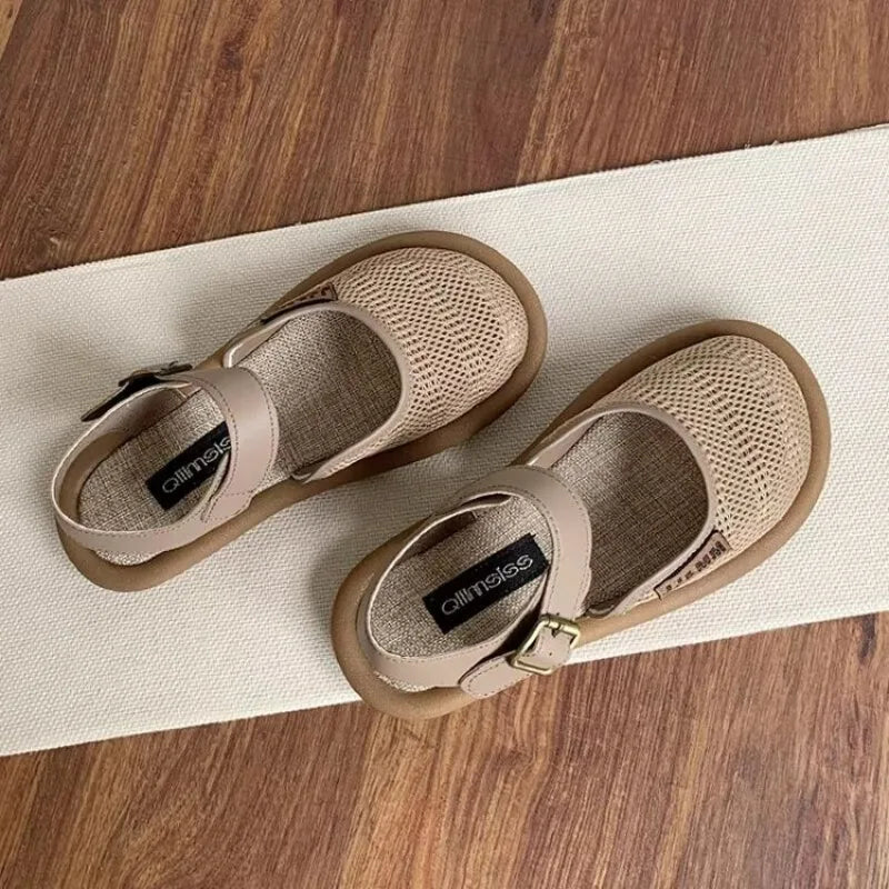 Sandal | Superiore Intrecciato con Suola Cuscinetto