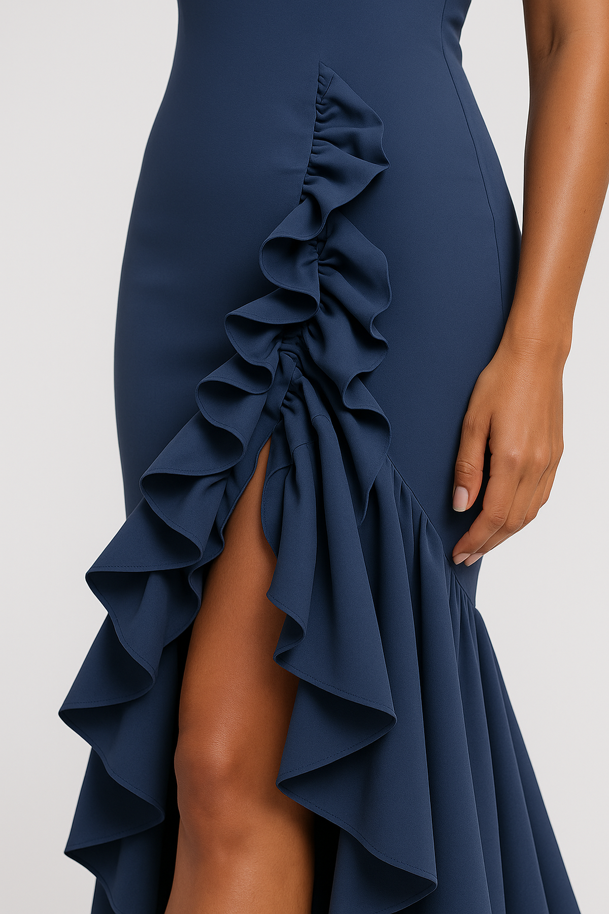 Abito Maxi Senza Spalline | Roulotte Alta e Fit Bodycon