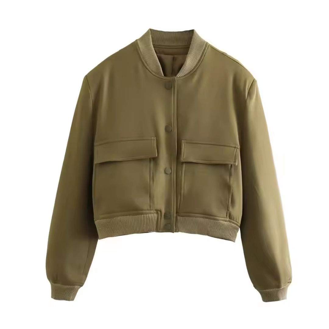Giacca Bomber | Cropped Fit | Collezione Essenza
