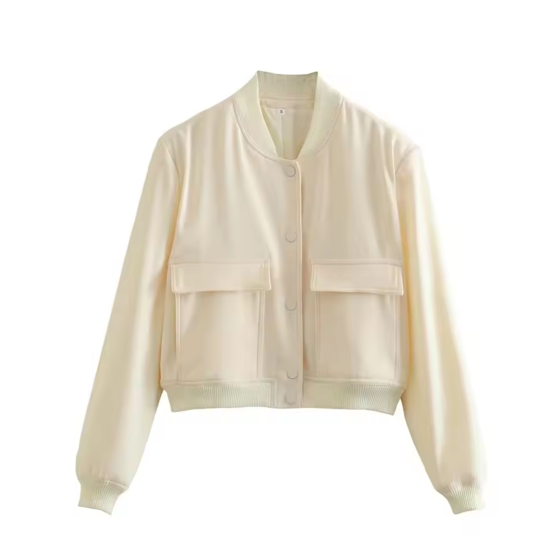 Giacca Bomber | Cropped Fit | Collezione Essenza