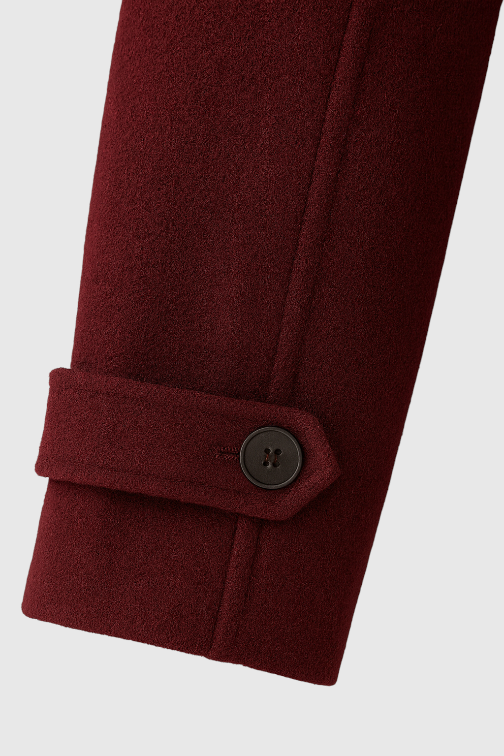 Cappotto Lungo in Misto Lana con Cintura | Doppio Petto Fit Comodo