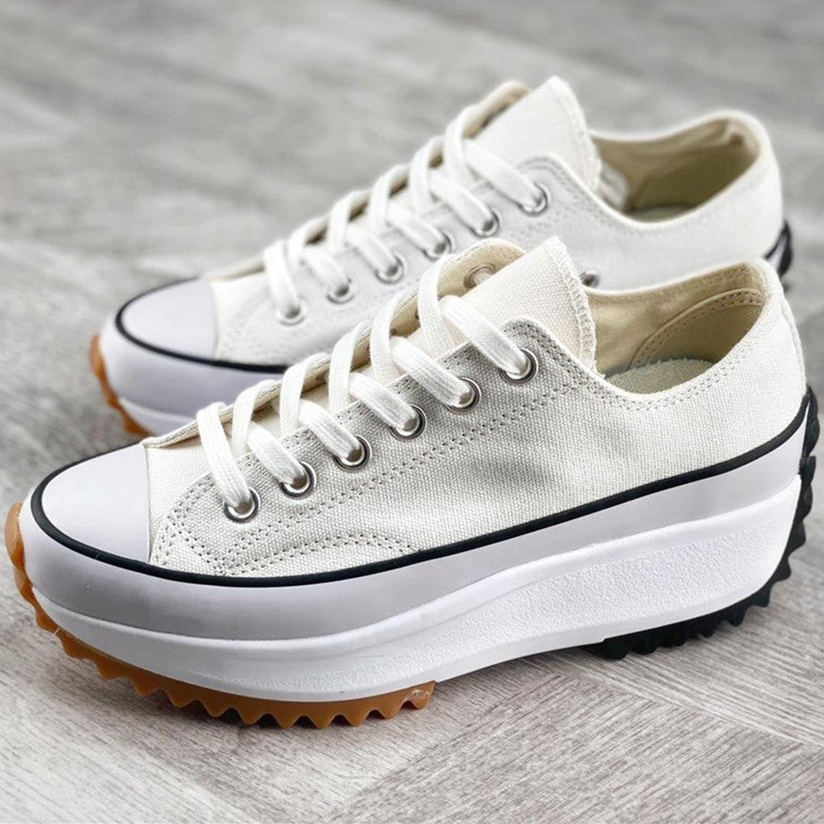 Sneakers Platform in Canvas | Suola Spessa | Lacci