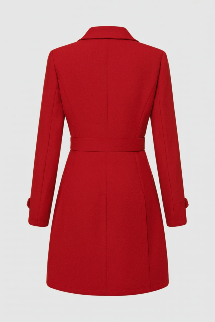 Cappotto Medi Lunghezza | Vita Definita | Dettaglio Bottoni
