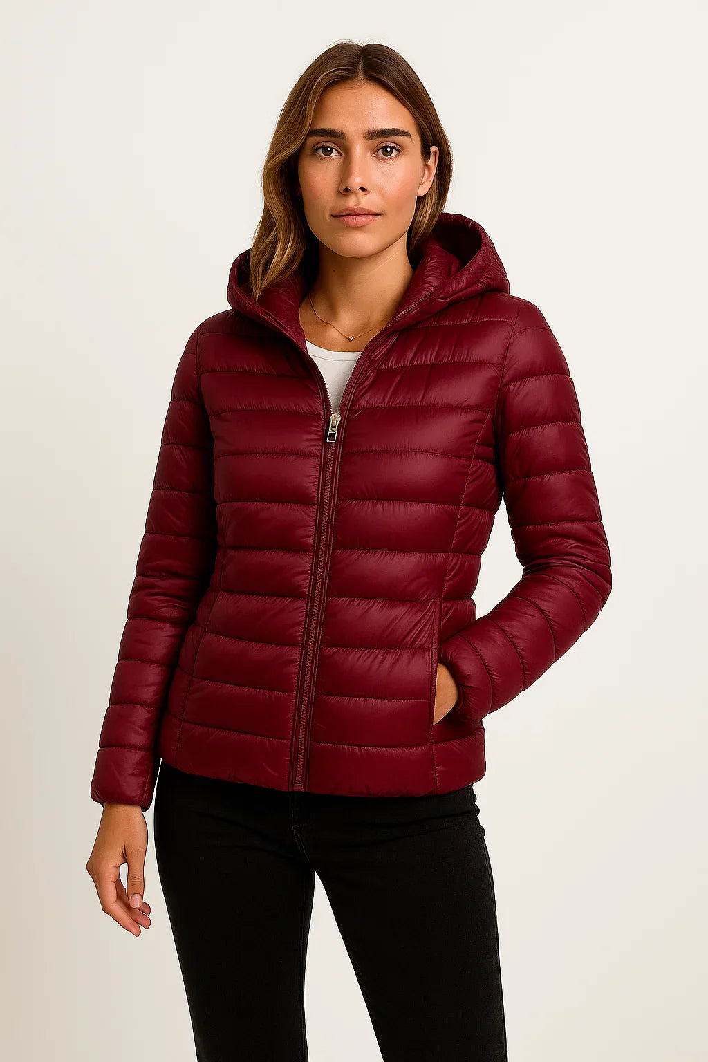 Giacca Piumino | Design Leggero con Cappuccio