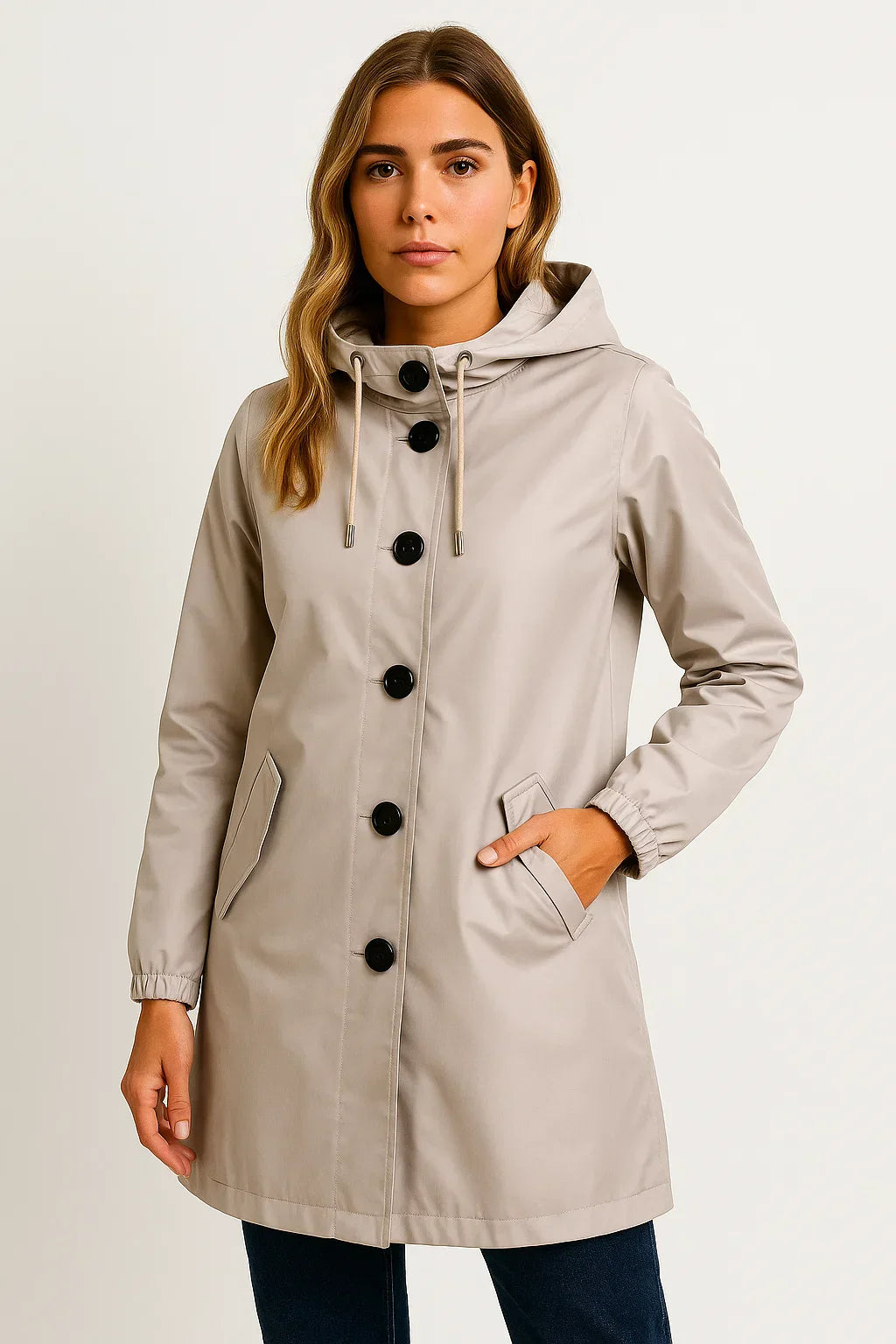 Giacca Piumino Donna | Capotto Lungo Impermeabile | Vestibilità Leggera