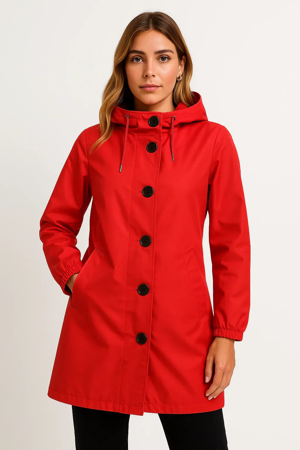Giacca Piumino Donna | Capotto Lungo Impermeabile | Vestibilità Leggera