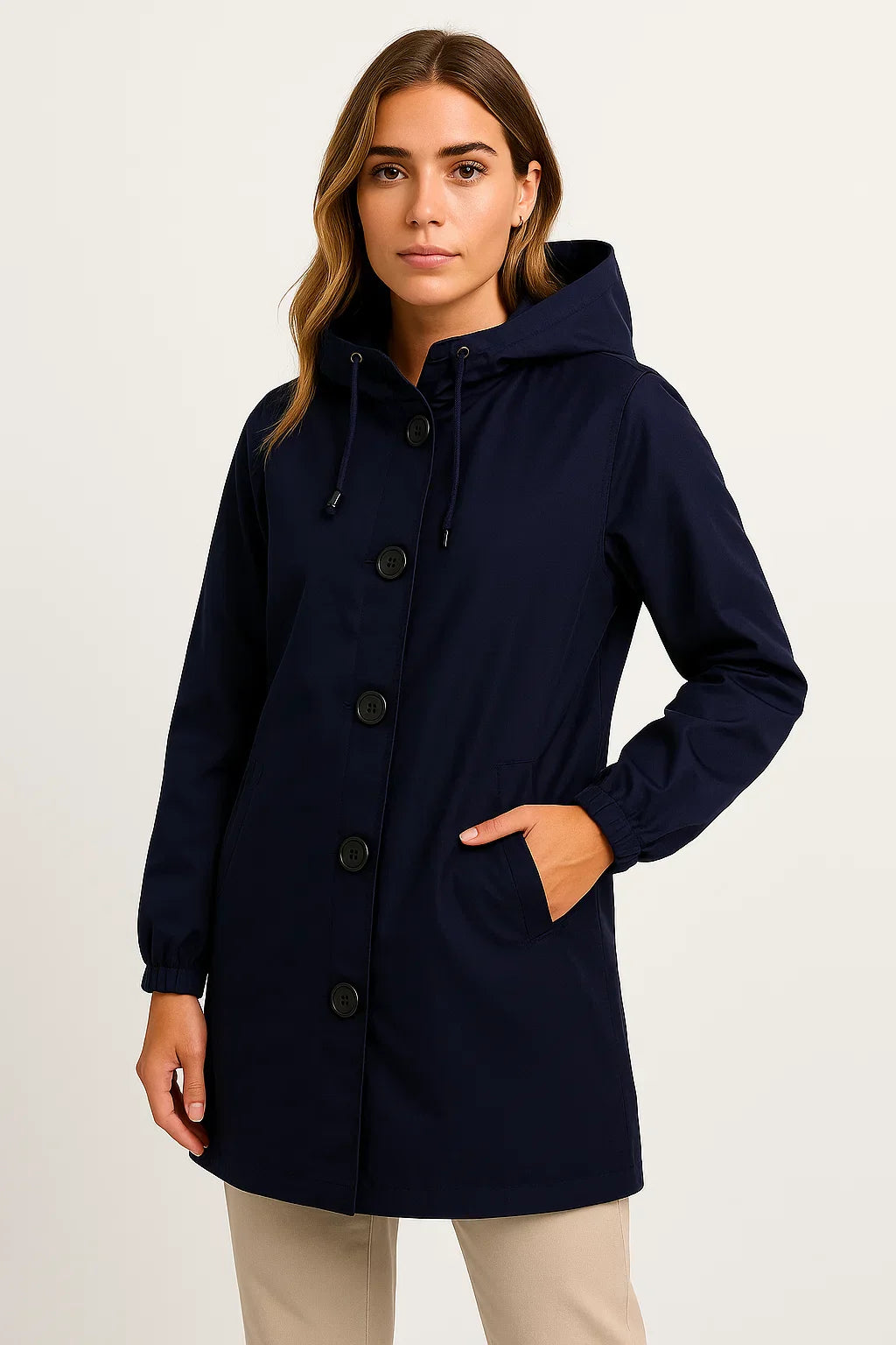 Giacca Piumino Donna | Capotto Lungo Impermeabile | Vestibilità Leggera