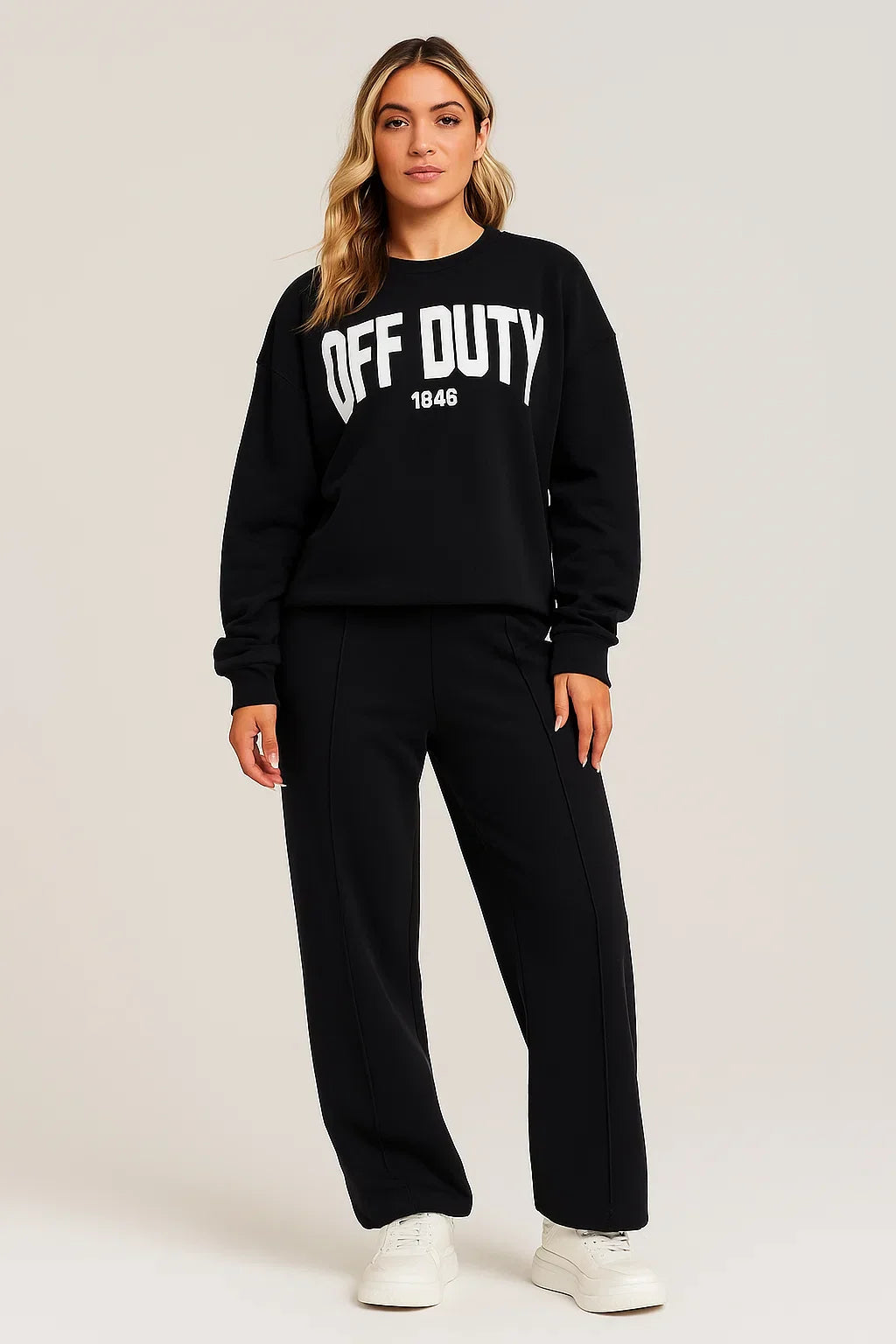 Felpa OFF DUTY Logo | Fit Relaxed