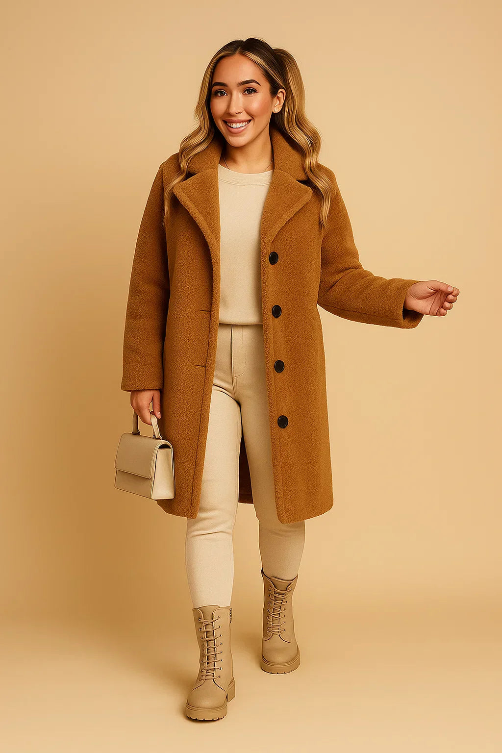 Cappotto Long Teddy Essenza | Finish Morbido