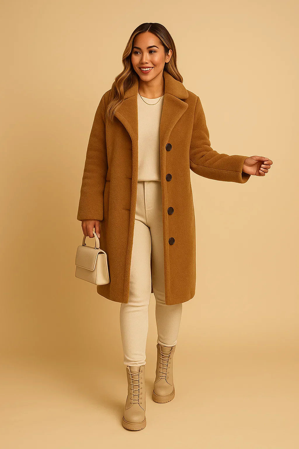 Cappotto Long Teddy Essenza | Finish Morbido