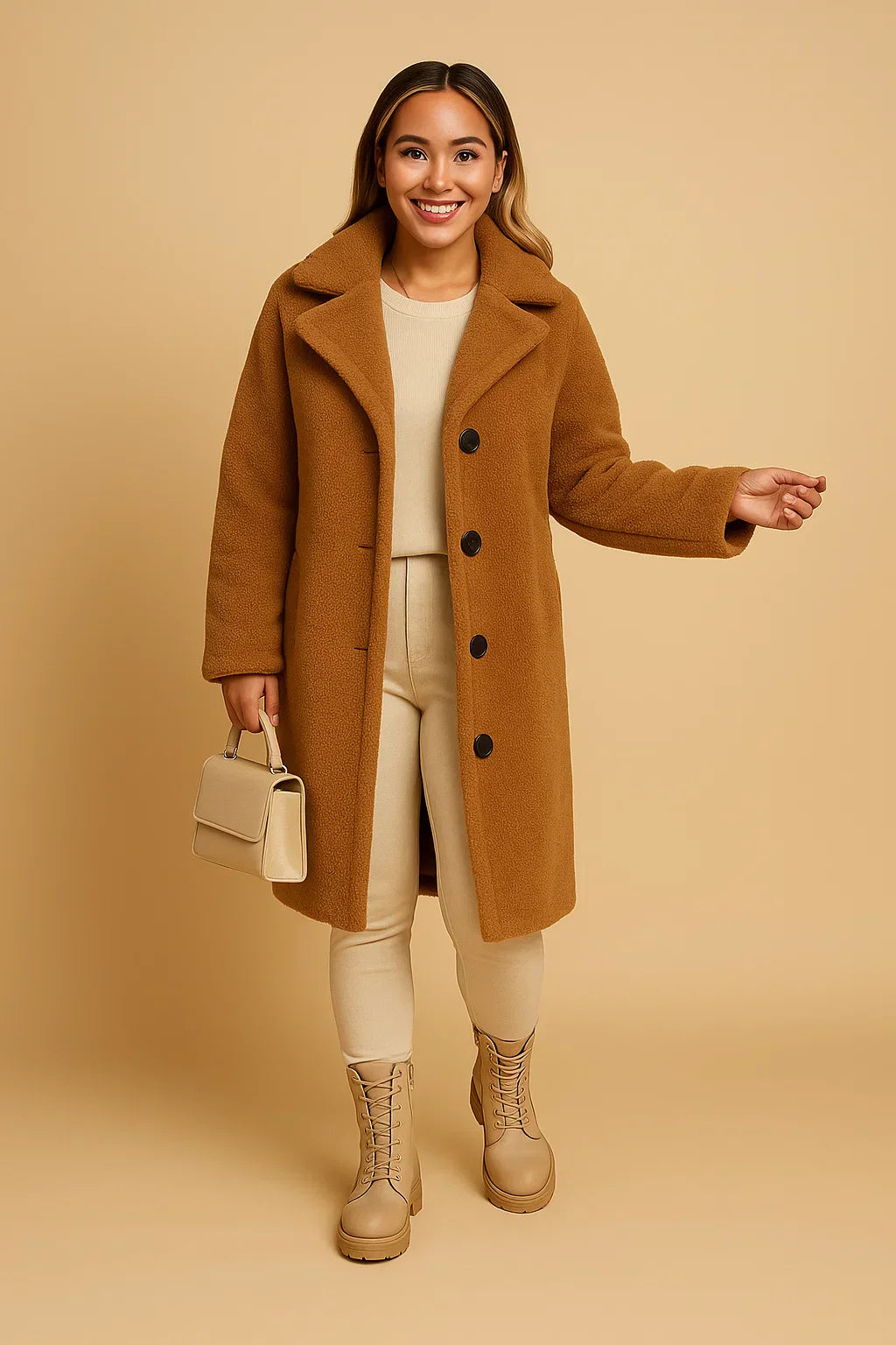 Cappotto Long Teddy Essenza | Finish Morbido