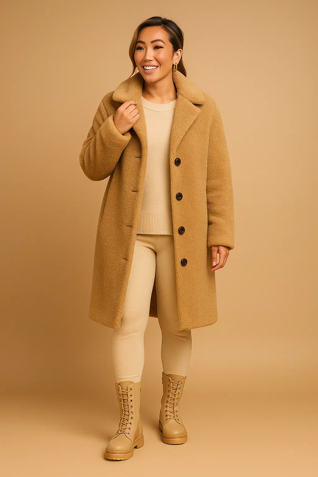 Cappotto Long Teddy Essenza | Finish Morbido