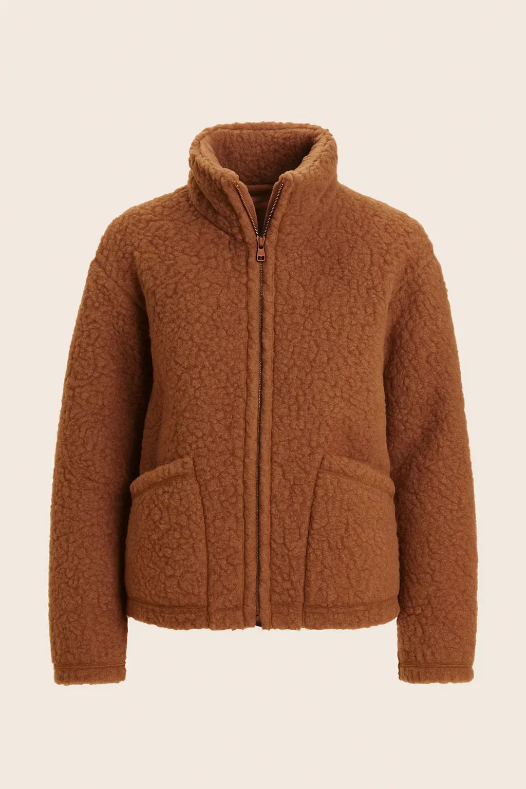 Giacca Zip in Pile | Texture Morbida