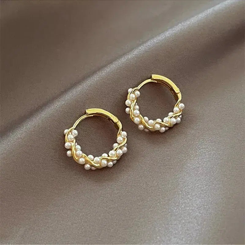 Orecchini Perla Luminosa | Design Oro Tortile