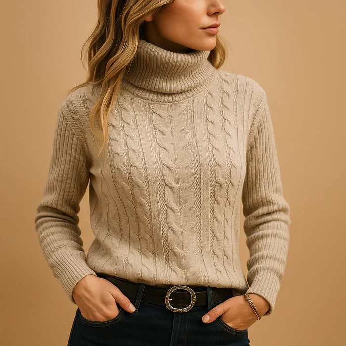 Maglione Jersey Turtleneck | Silhouette Fitted | Essenziale Invernale