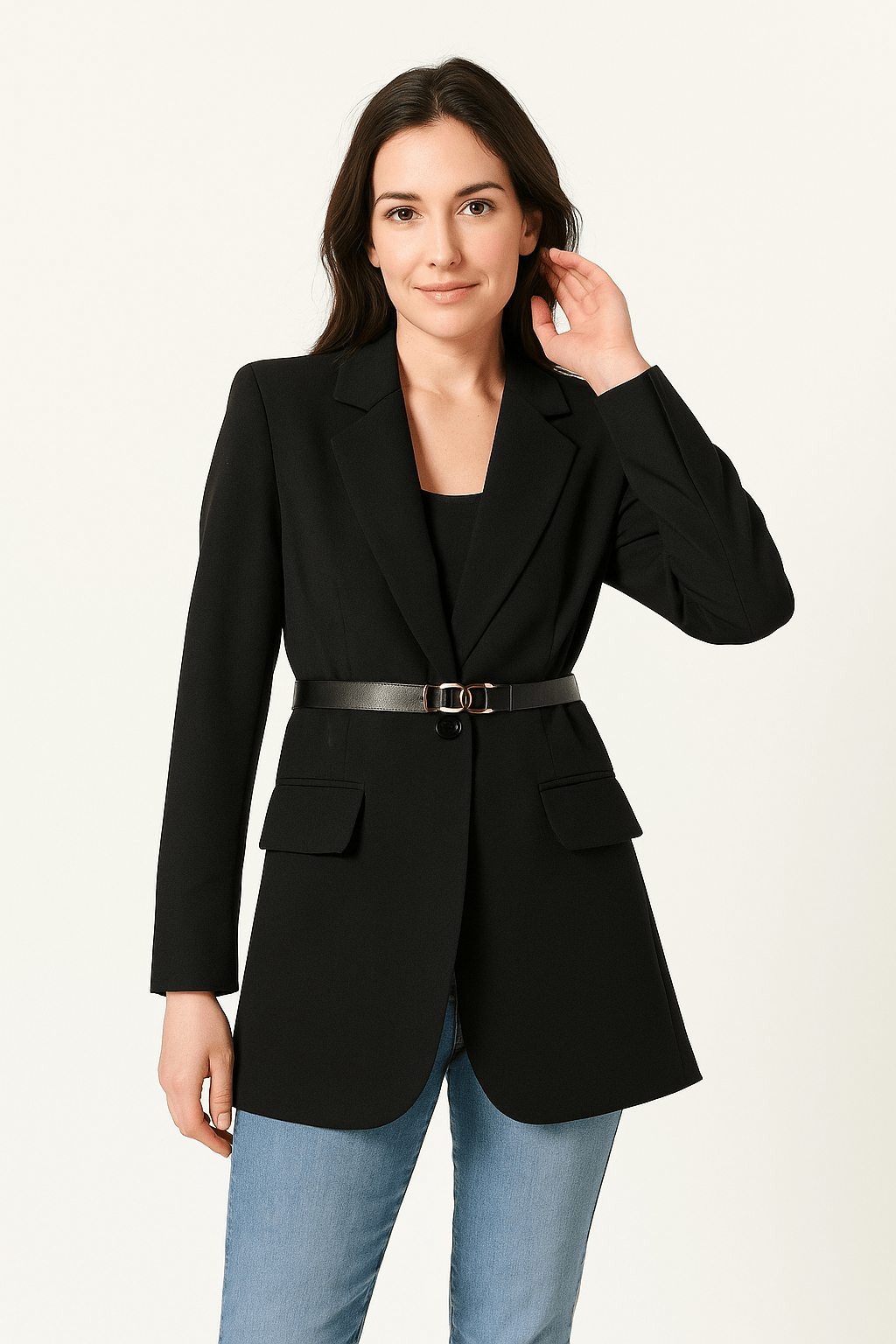 Blazer Beltato | Strutturato Slim Fit | Collo a Revers