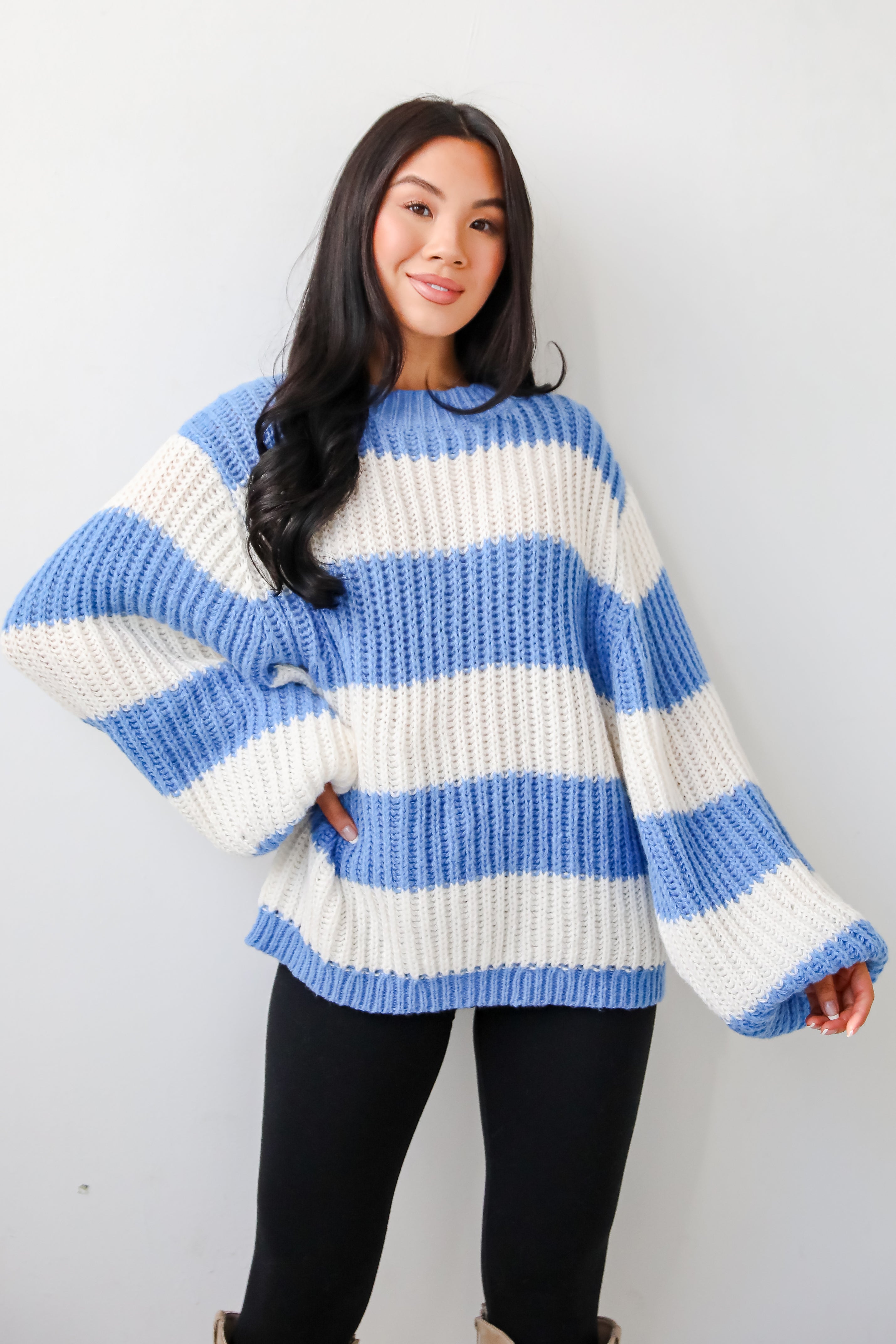Maglione Oversized a Righe | Jersey Morbido | Vestibilità Ampia