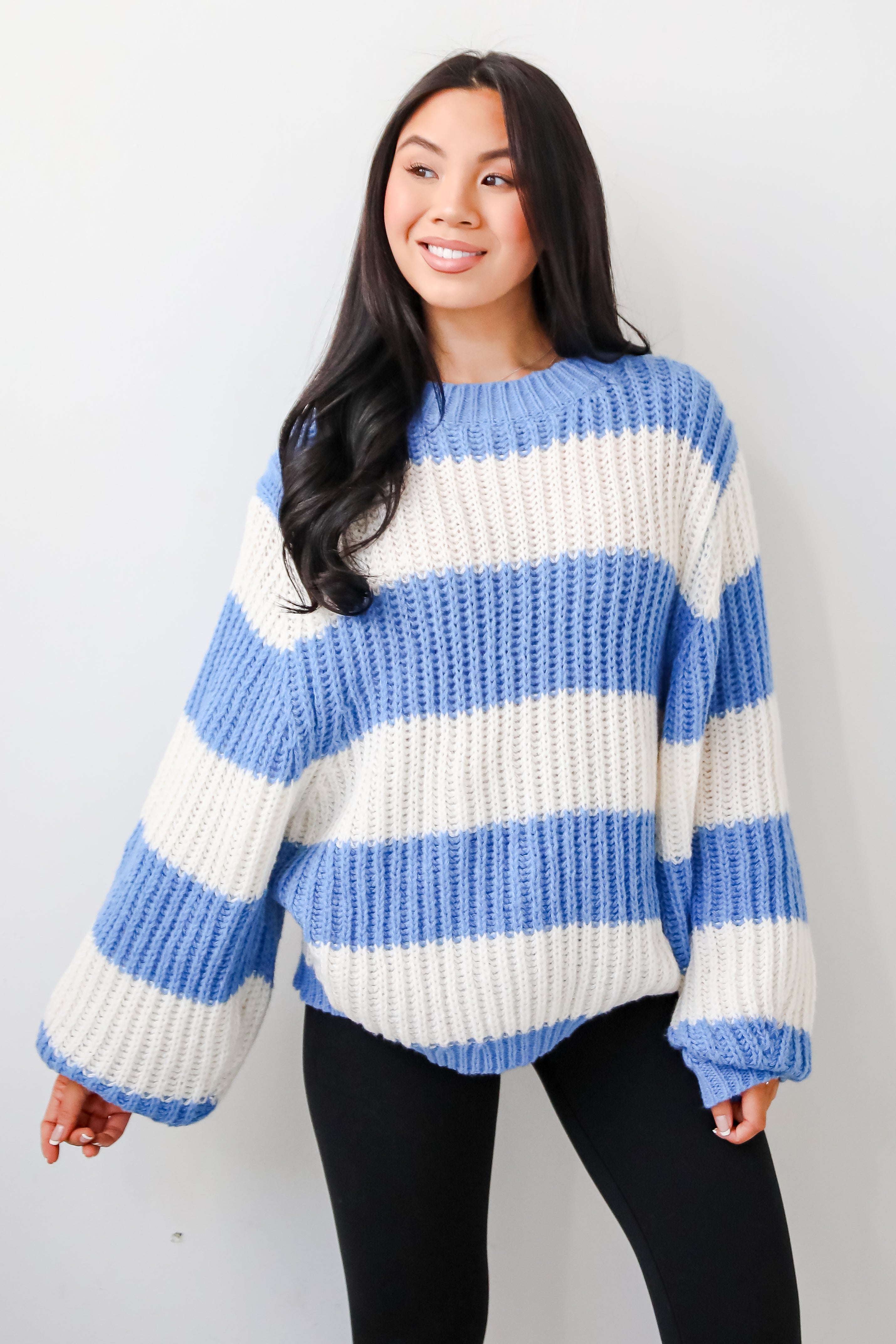Maglione Oversized a Righe | Jersey Morbido | Vestibilità Ampia