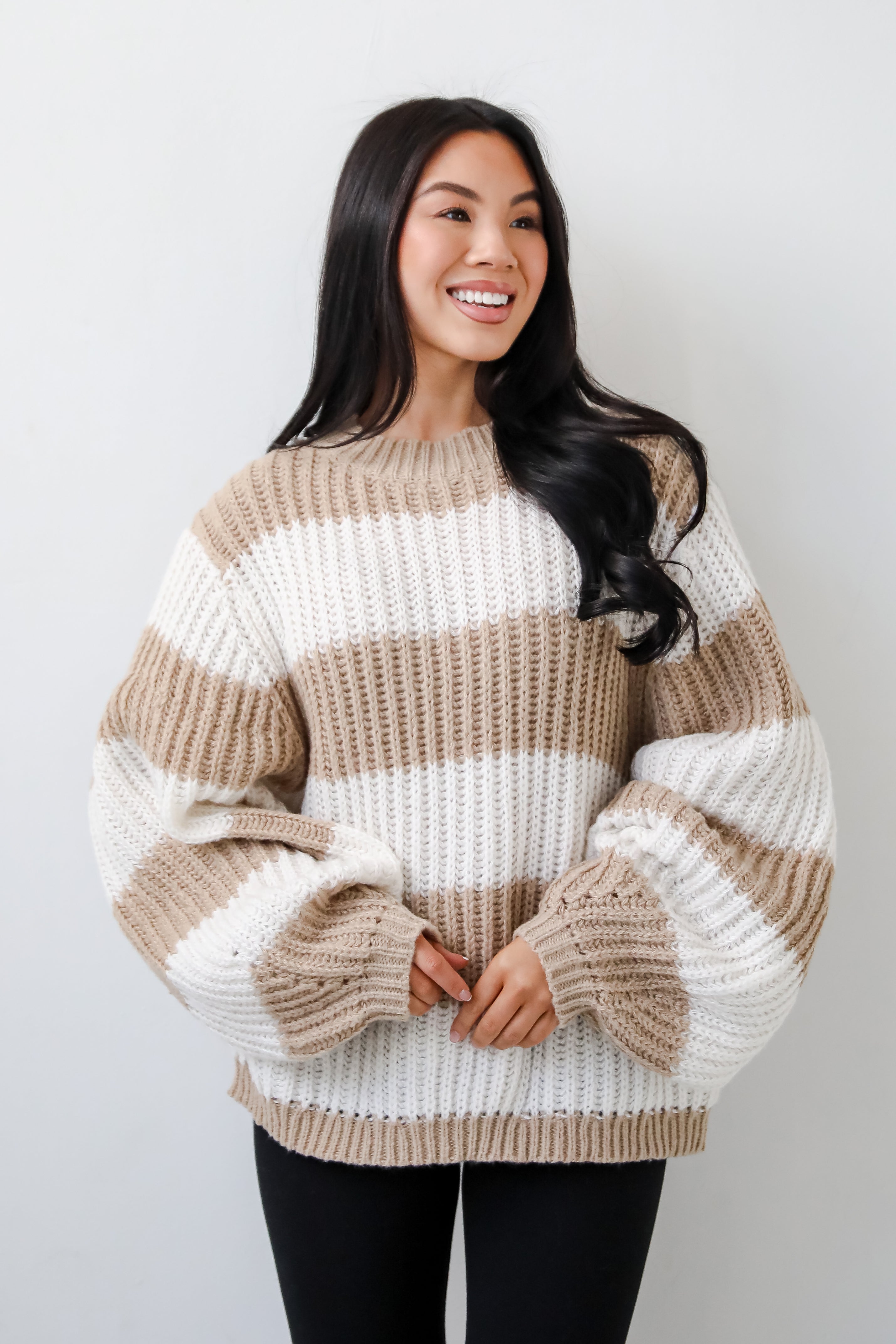 Maglione Oversized a Righe | Jersey Morbido | Vestibilità Ampia